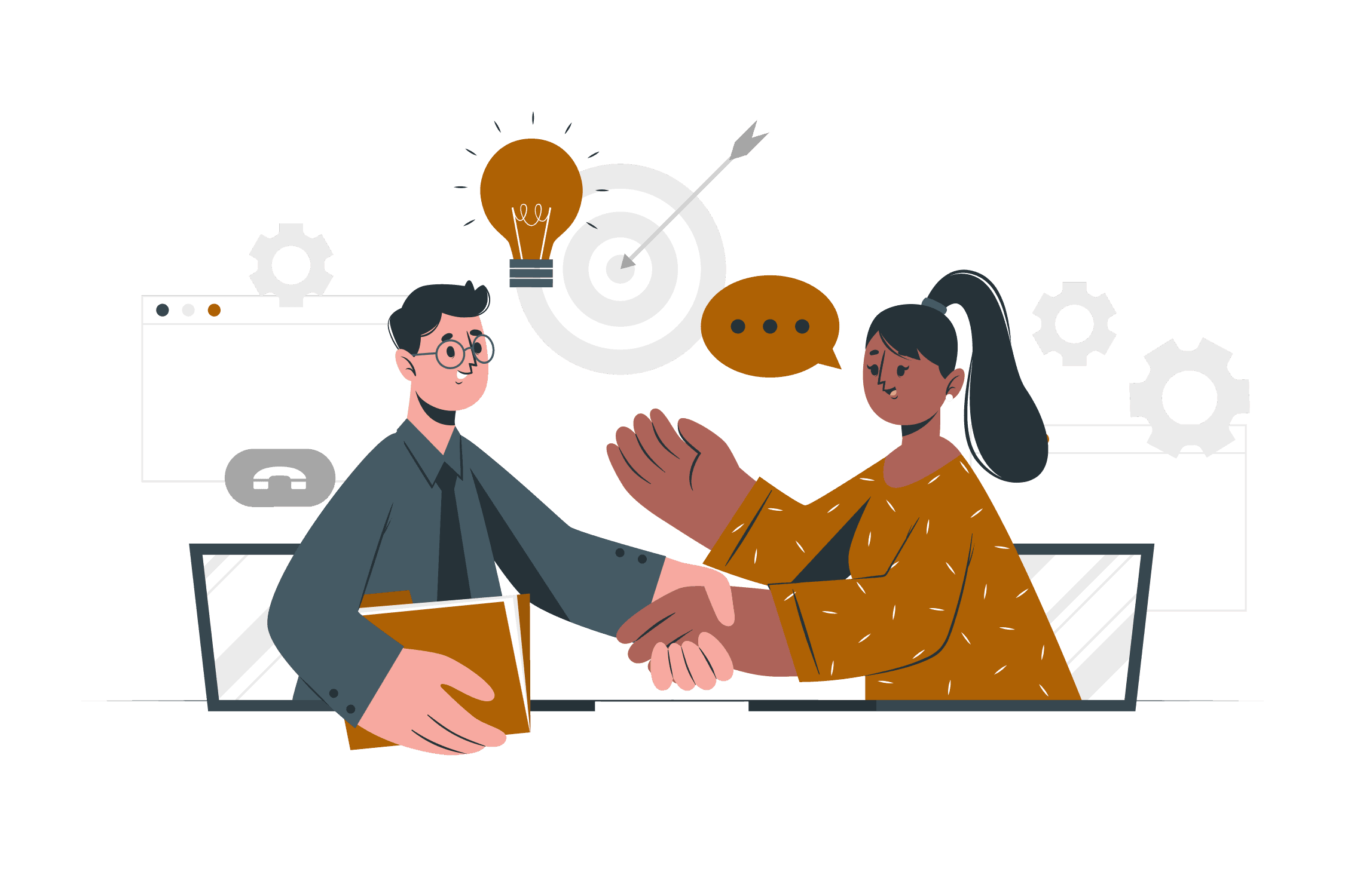 IT solution illustration
